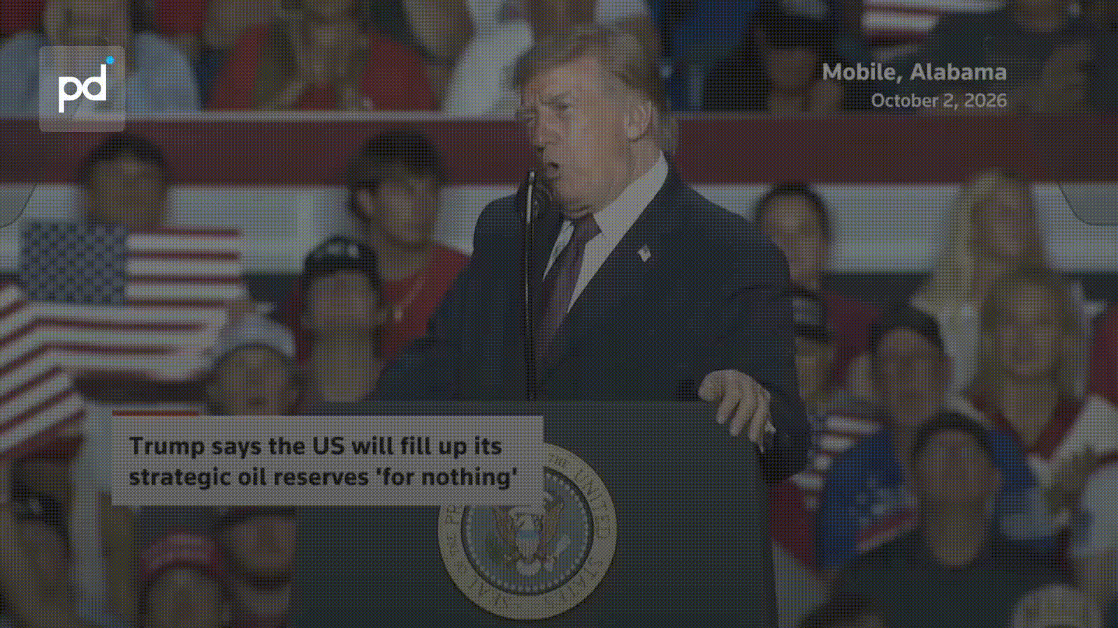 Trump Says US Will Refill Strategic Oil Reserves Free Using Venezuelan Crude