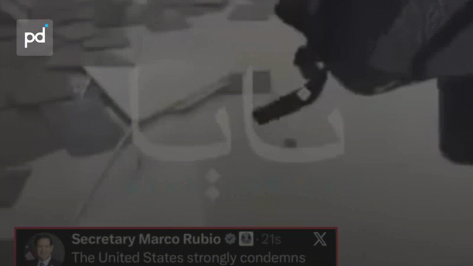 Rubio Condemns Riyadh Airport Strike, Confirms American Among 12 Killed