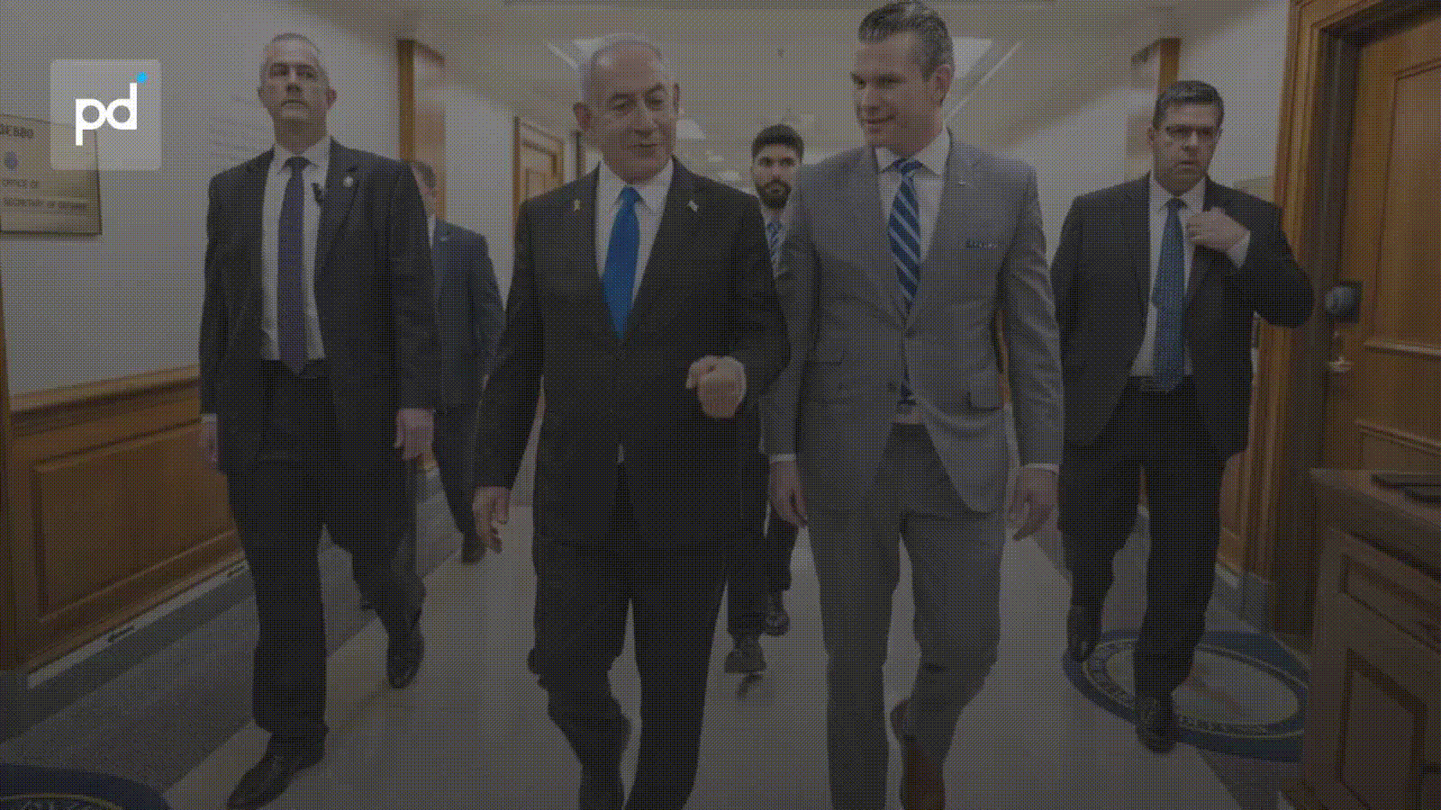 Hegseth Makes Unannounced Visit to Netanyahu Days Before Strike Pause Expires
