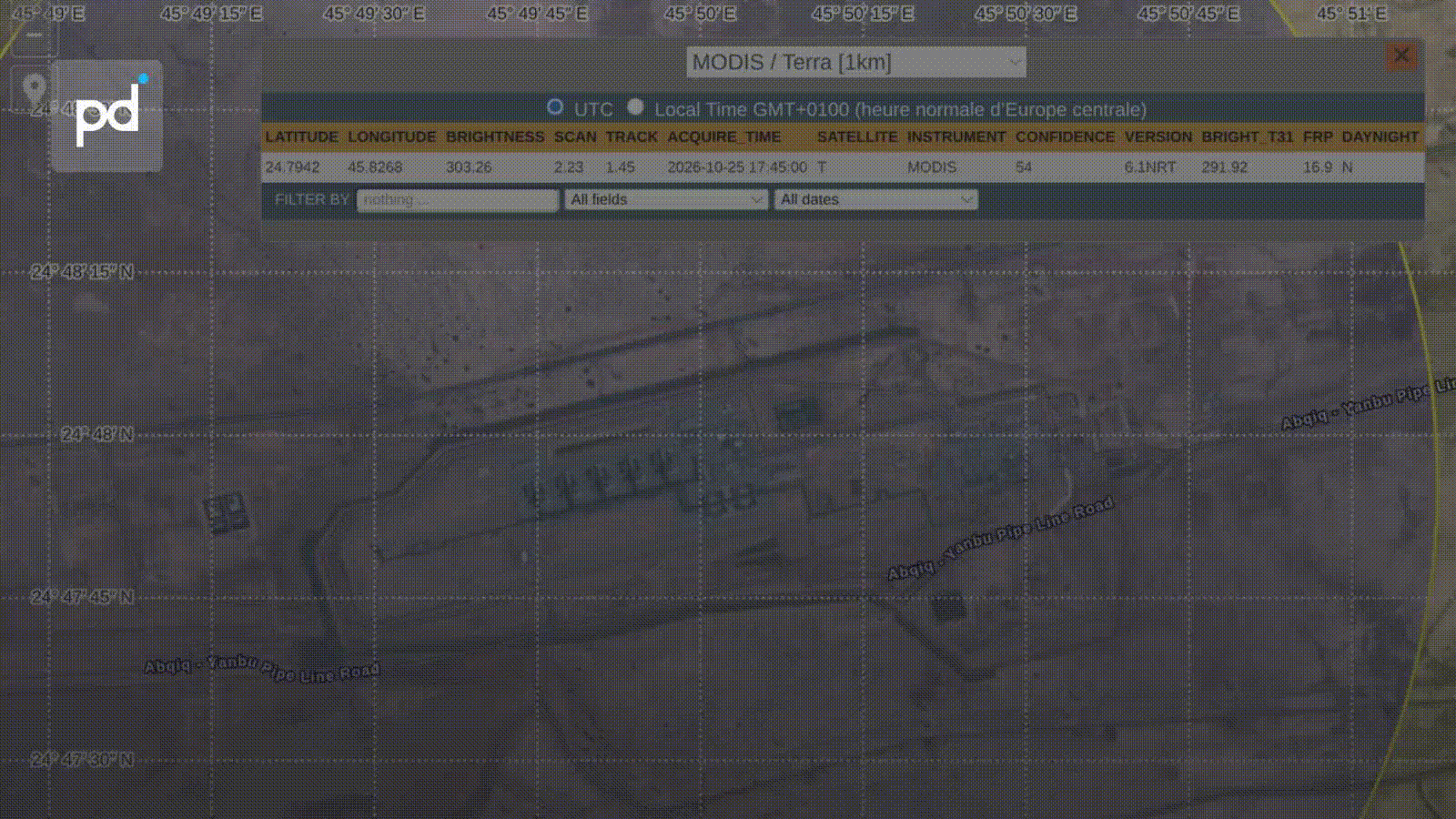 Fire Spotted at Saudi East-West Pipeline Pumping Station, Strike Suspected