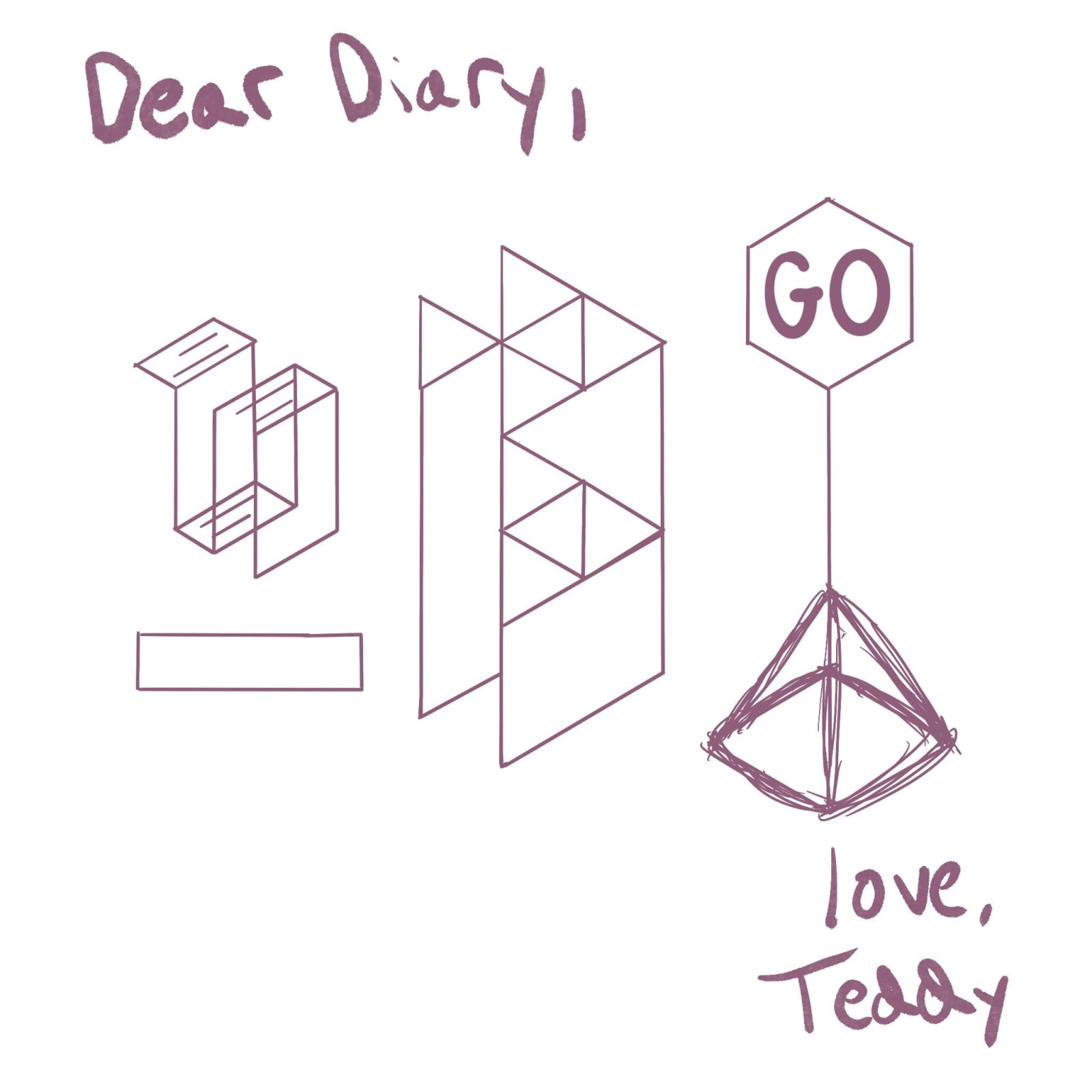 Artwork titled “Dear Diary 1”