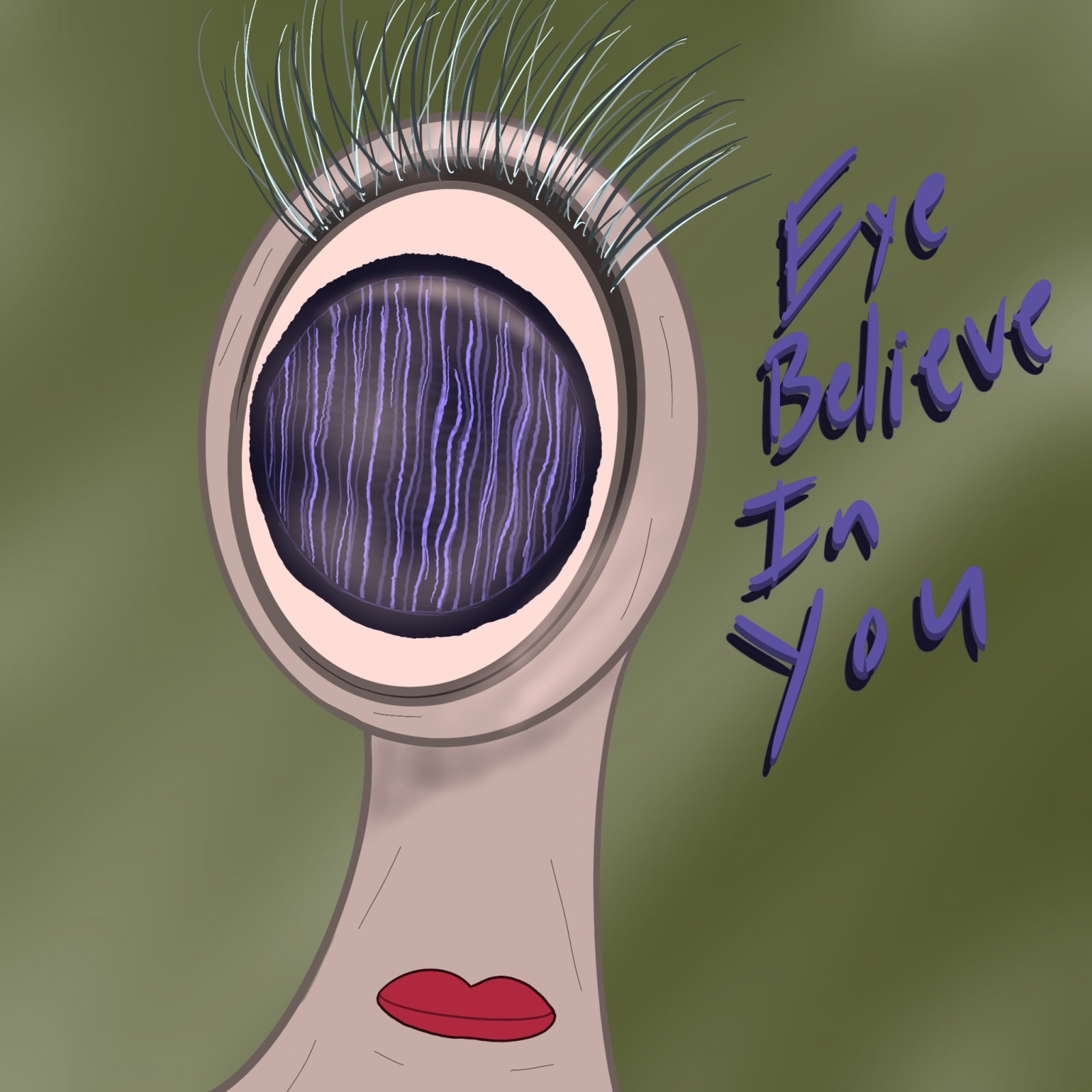 Artwork titled “Eye Believe In You”