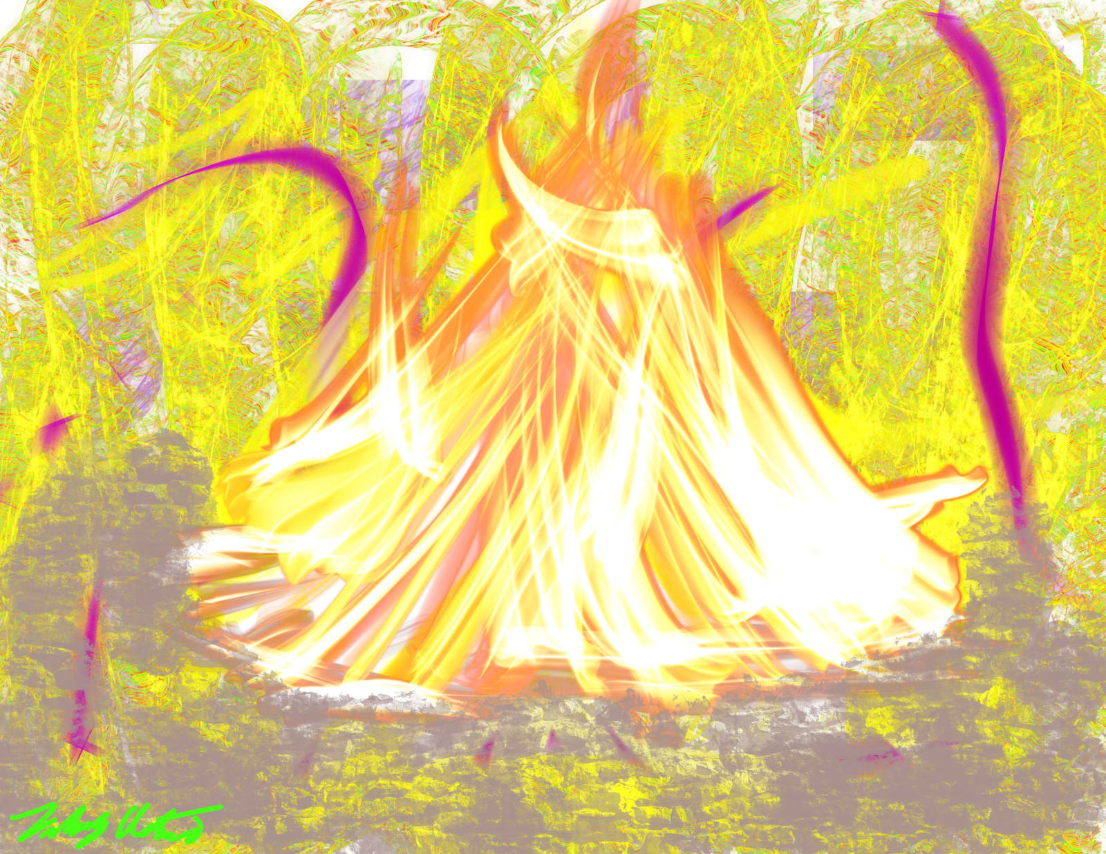 Artwork titled “Fire”