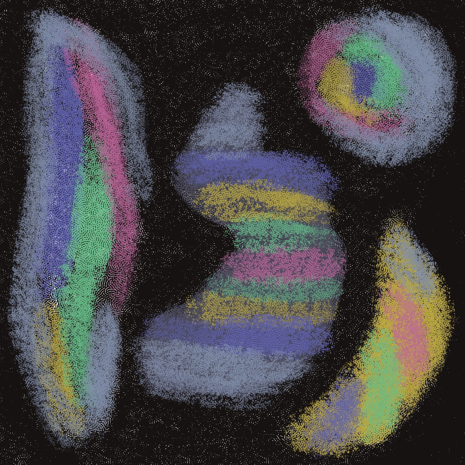Artwork titled “haze shapes”