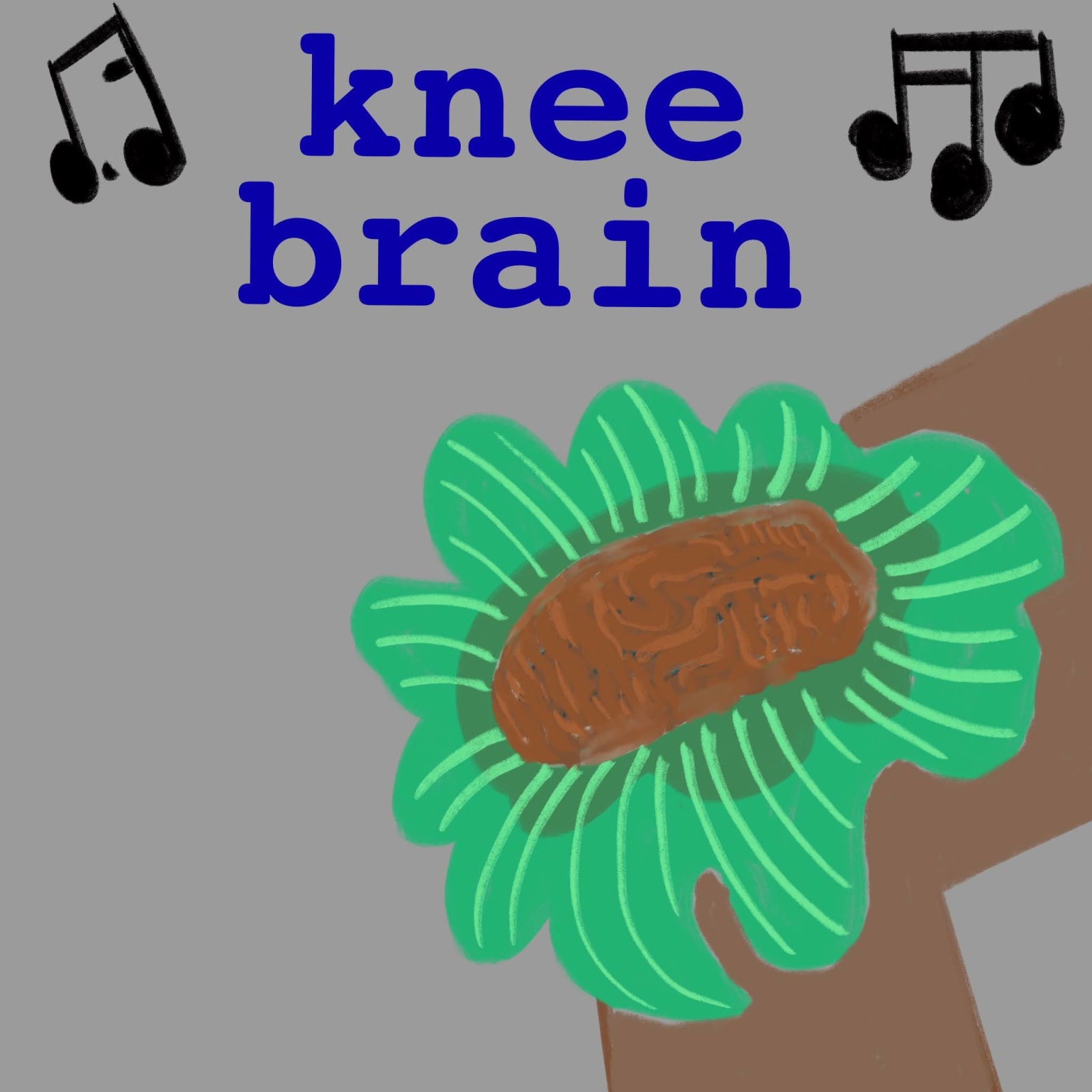 Artwork titled “Knee Brain”