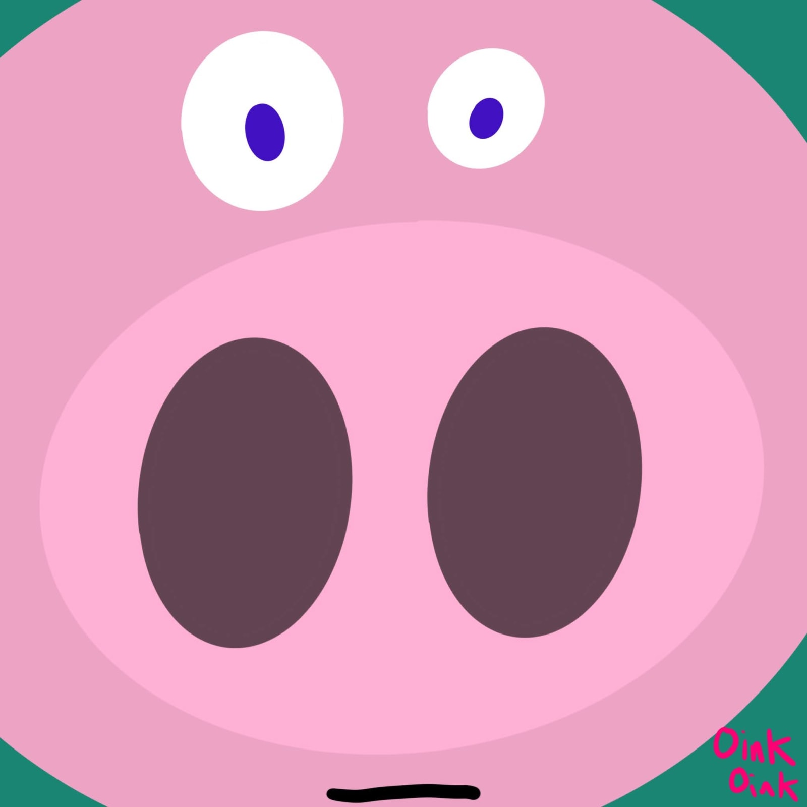 Artwork titled “Oink Oink”