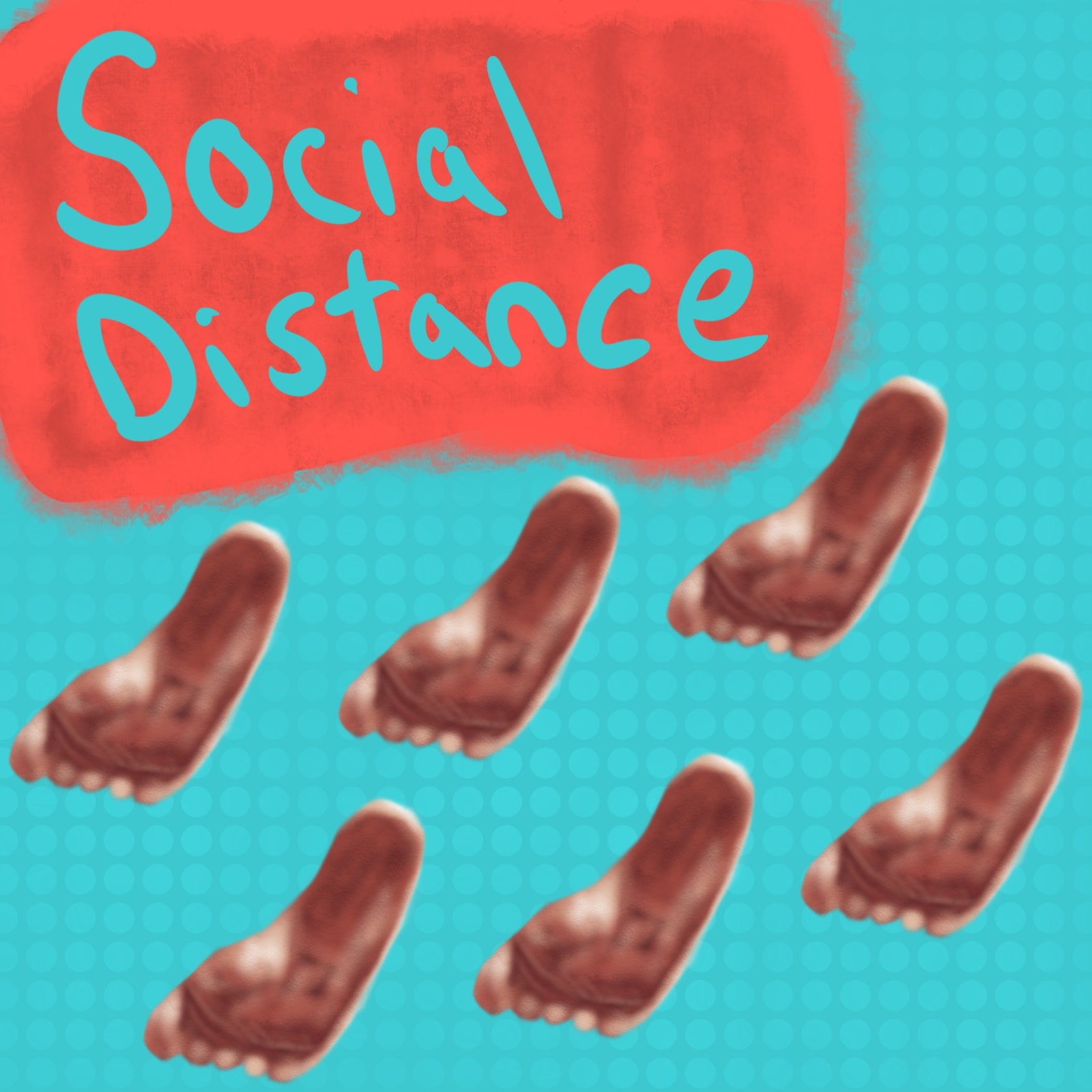Artwork titled “Social Distance”