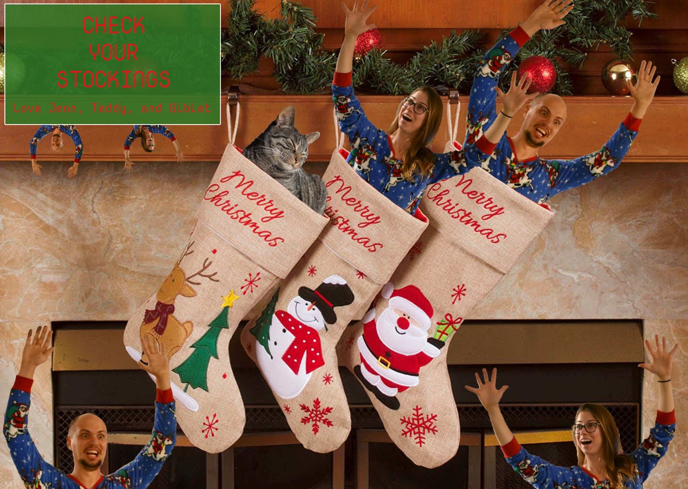 2018 holiday card illustrated by Teddy Ortega