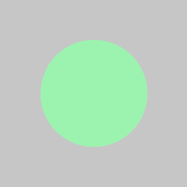 Artwork titled “Green Circle”
