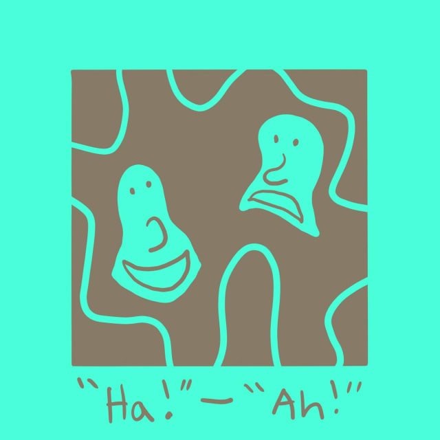 Artwork titled “Ha! - Ah!”