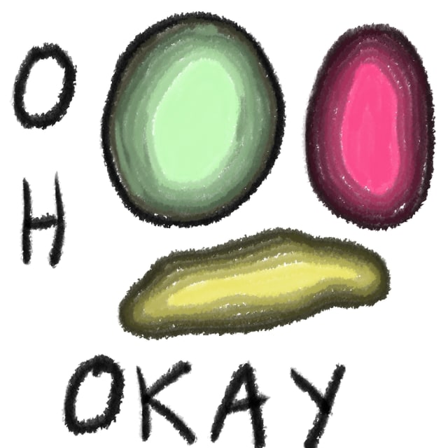 Artwork titled “OH OKAY”