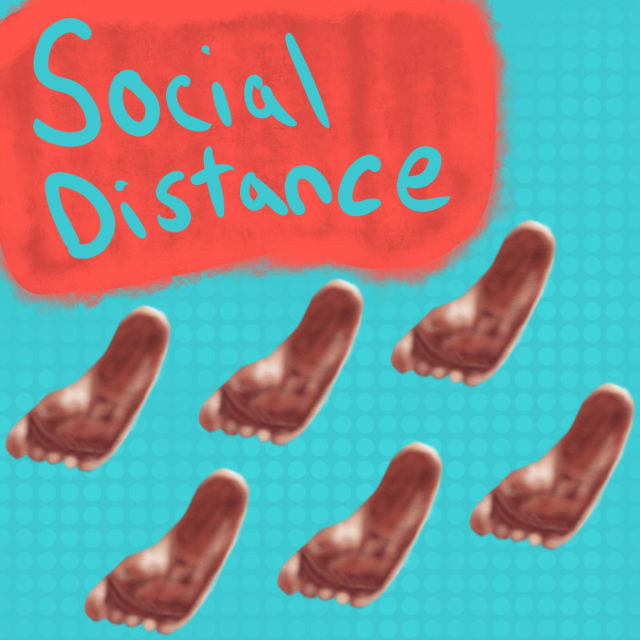Artwork titled “Social Distance”