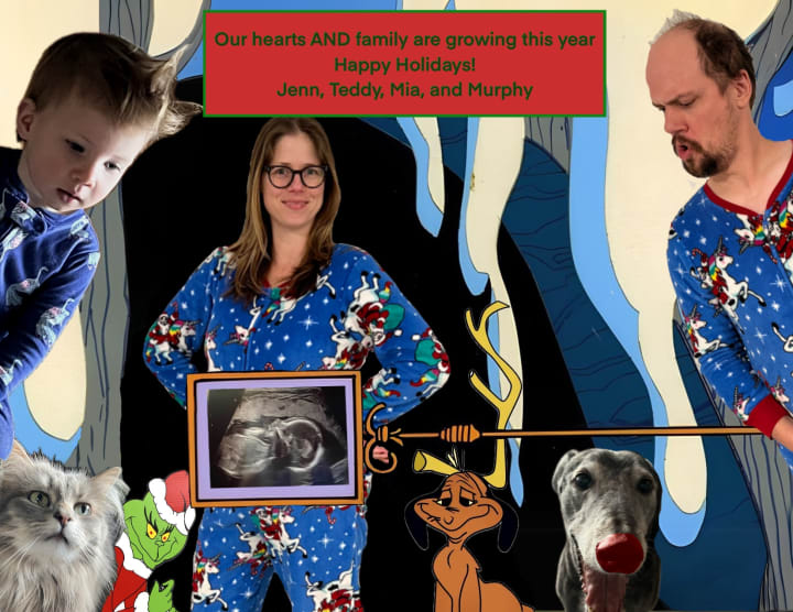 2024 holiday card illustrated by Teddy Ortega