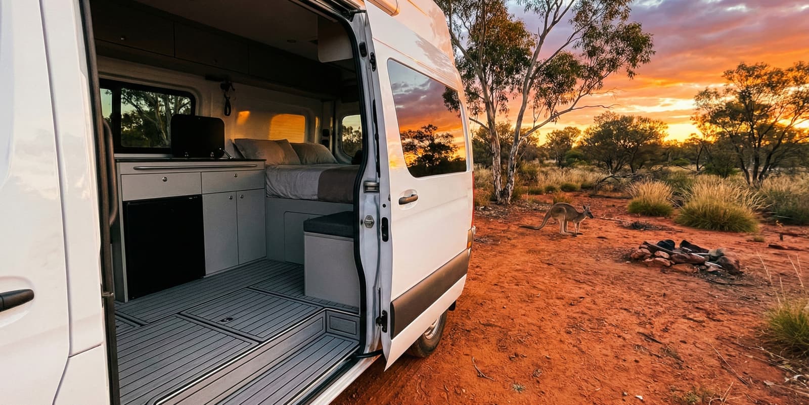 Campervan adventure with premium EVA flooring