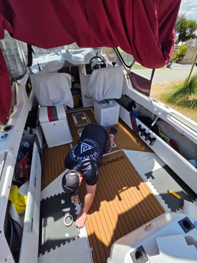 Deckpro custom EVA foam flooring project