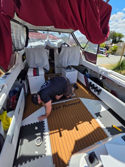 Deckpro custom EVA foam flooring project