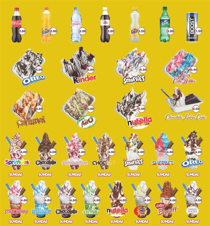 menu-sundaes-ice-cream-van-belfast