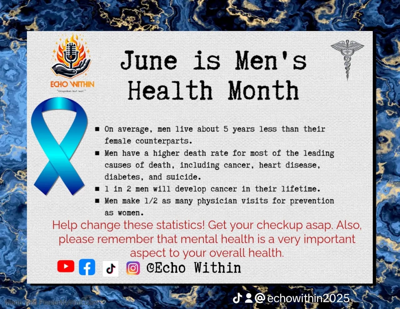 Post image for Mens Mental Health Month
