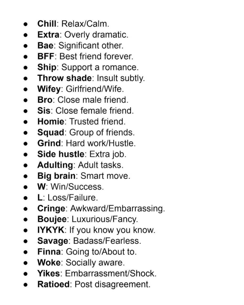 Image 2 for English slangs