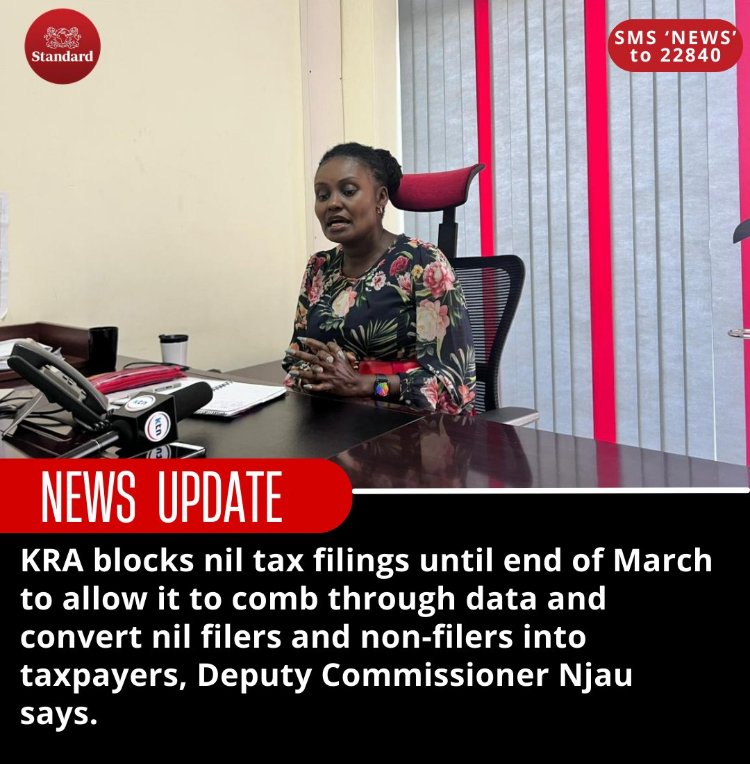 Post image for KRA Suspends Nil Returns