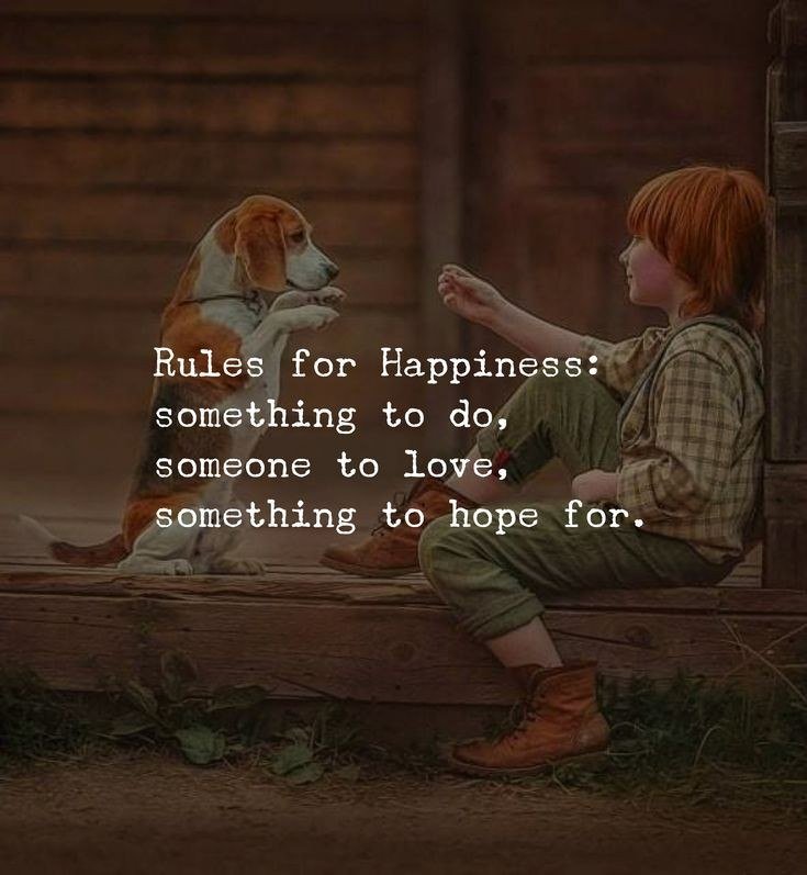 Post image for Rules for happiness