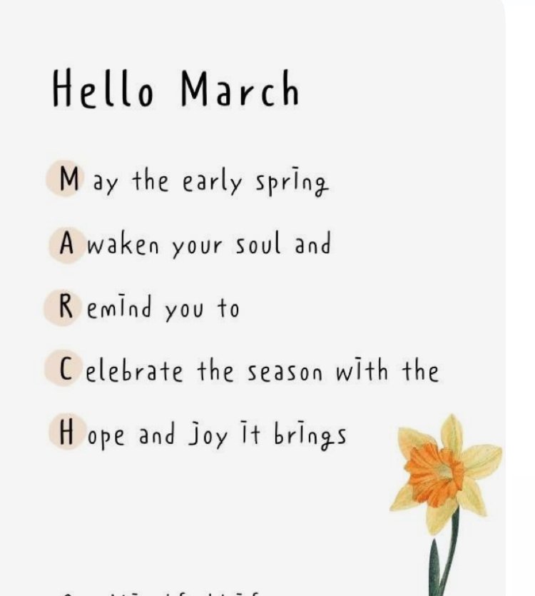 Post image for HAPPY MARCH❤️