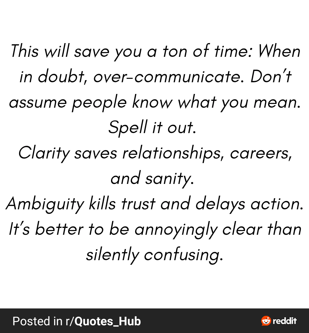 Post image for Clarity