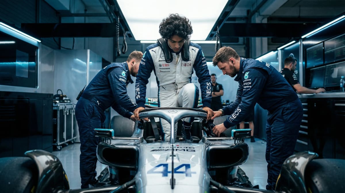 F1 Car Film (India to Le-Mans), still 4