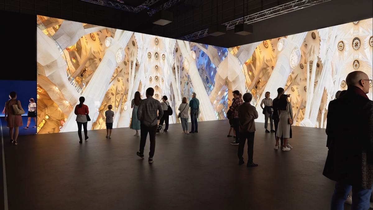 Sagrada Familia Exhibition Video (AI), still 3