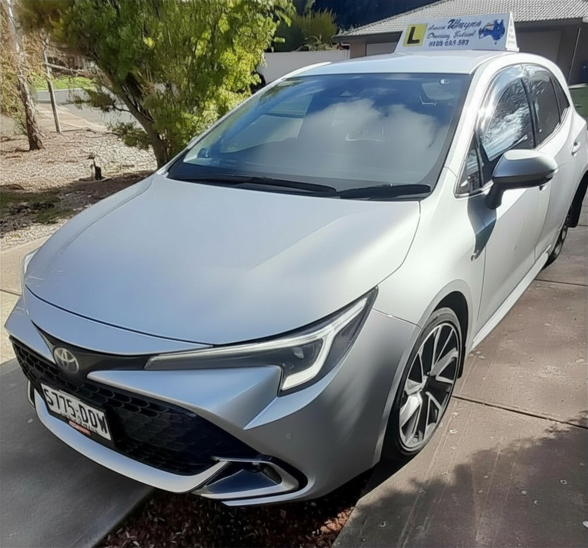 Driving lesson in Adelaide