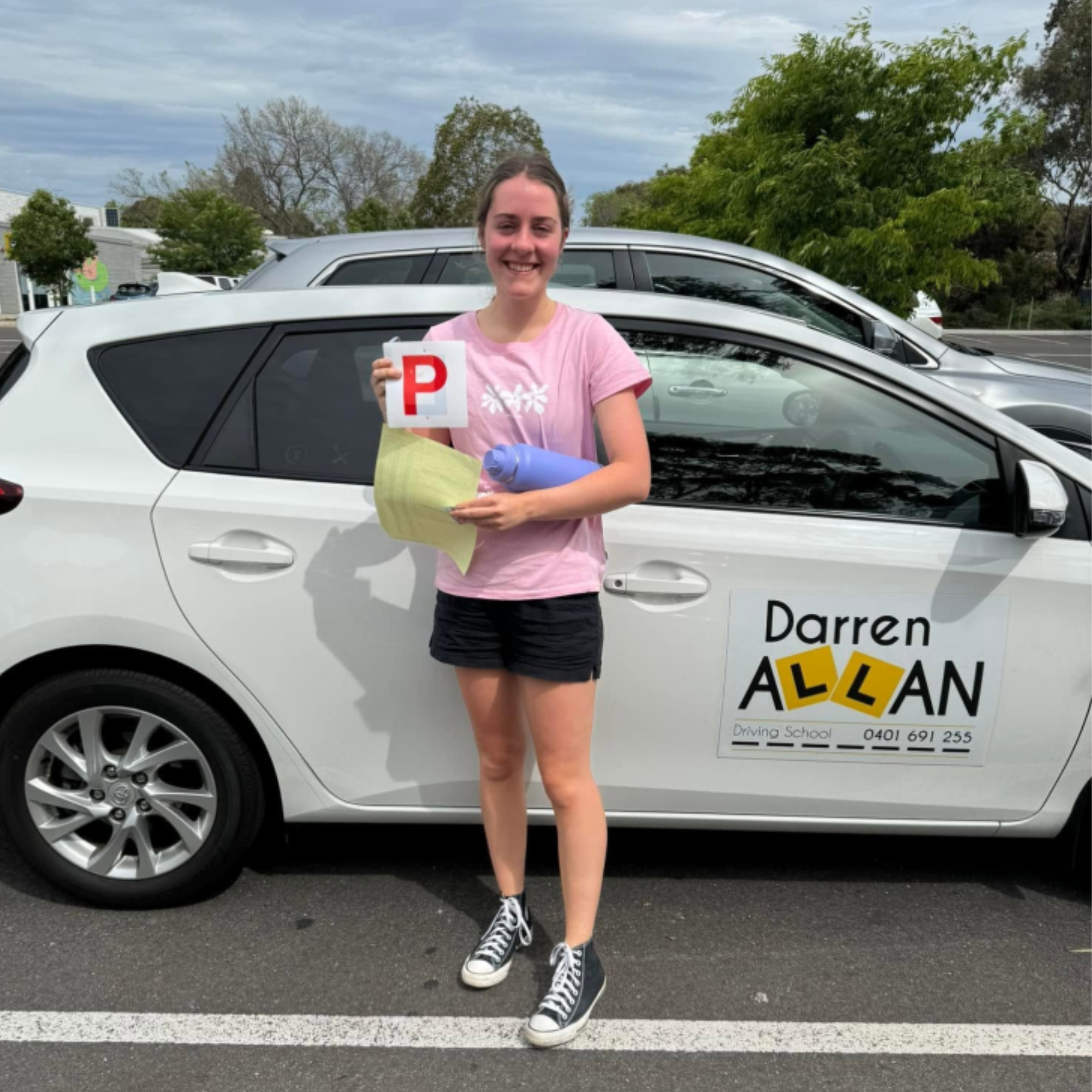 Darren Allan Driving School successful P-plater