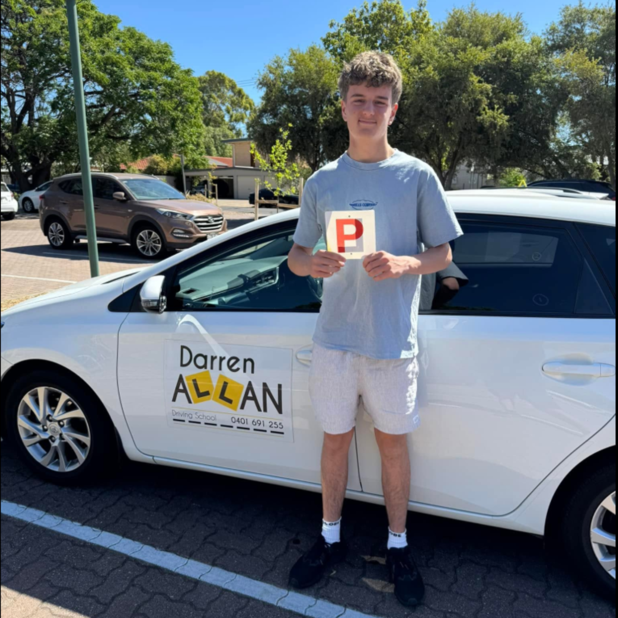 Darren Allan Driving School successful P-plater