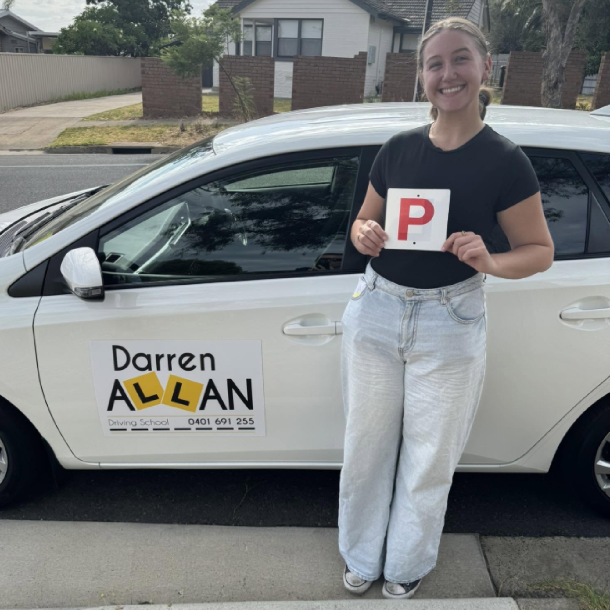 Darren Allan Driving School successful P-plater