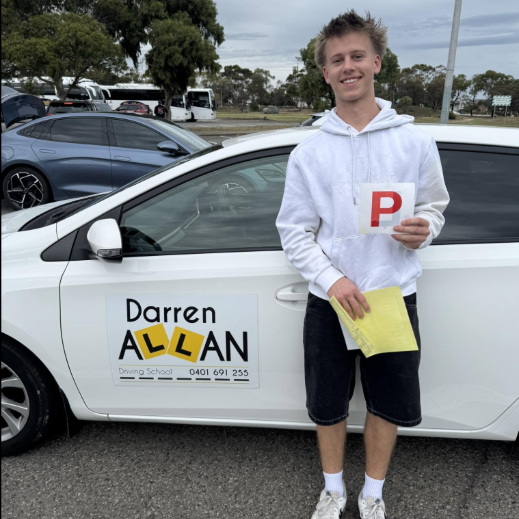 Darren Allan Driving School successful P-plater
