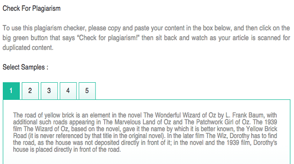 Copyscape alternatives