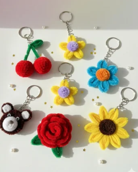 Chenille Keychain