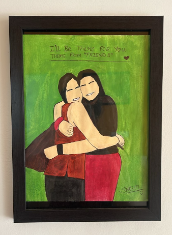 Hand painted frames