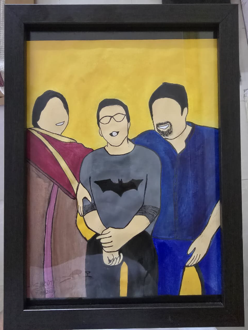 Hand painted frames