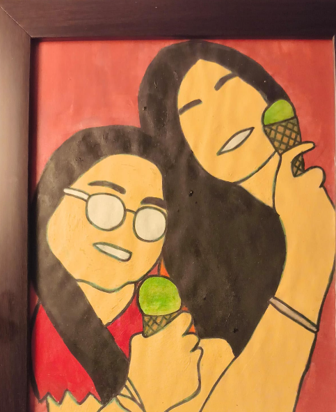 Hand painted frames