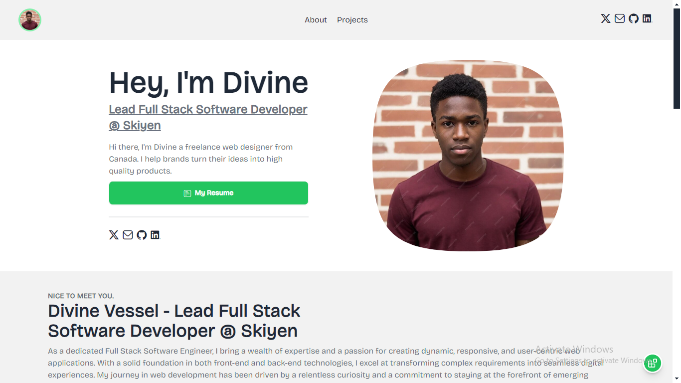 Portfoliia - I created PORTFOLIIA - a no code platform for creating porfolio's and resume's. | John Doe