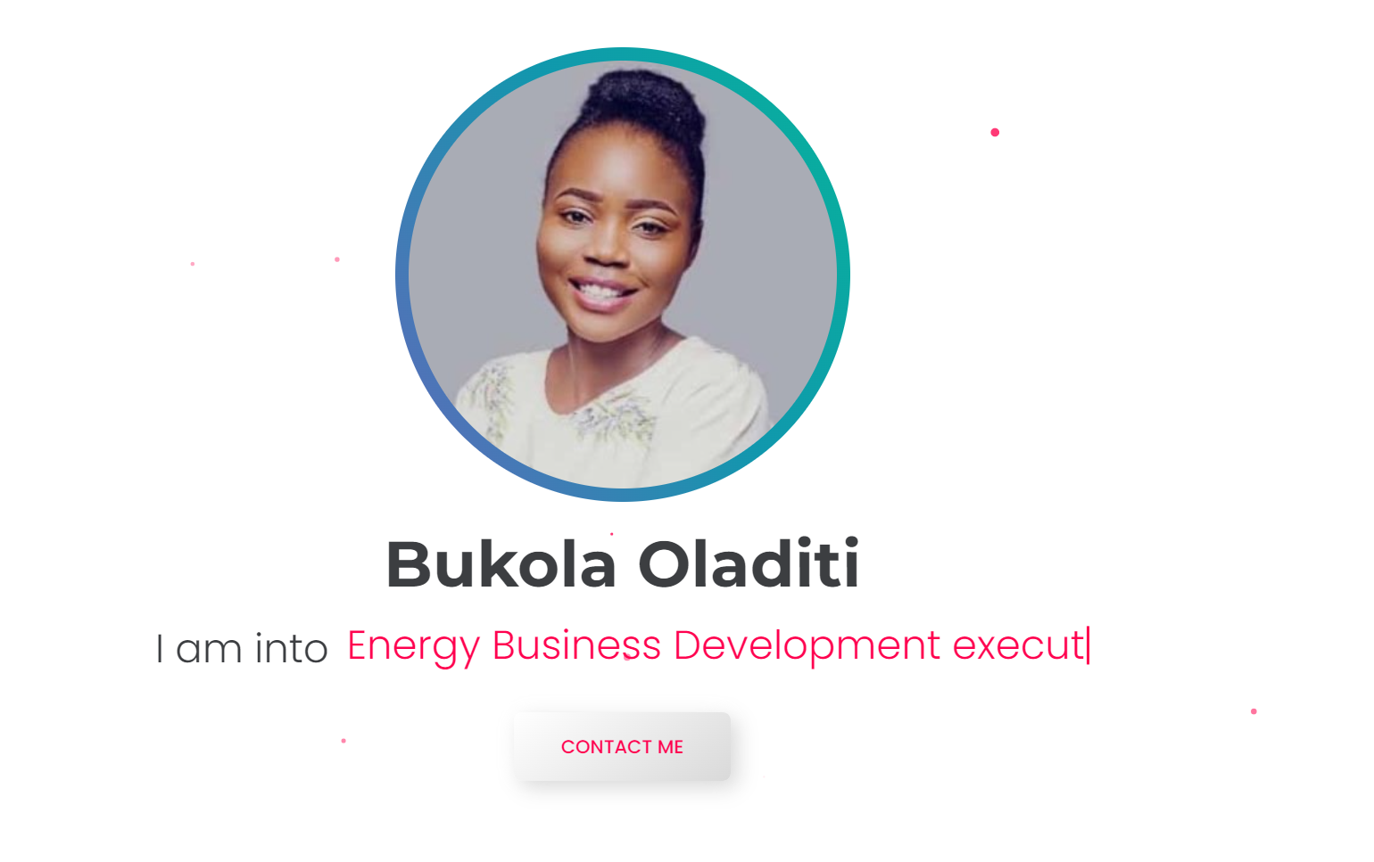 A  Portfolio  Website - A portfolio website for a business personal | Adeoluwa Gbenro