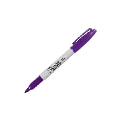 Imagen 3 de SHARPIE MARCADOR PUNTA FINA MORADO CAJA X 6 UNID