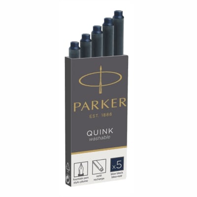Imagen 1 de CARTUCHOS PLUMA ESTILOGRAFICA PARKER AZUL / NEGRO