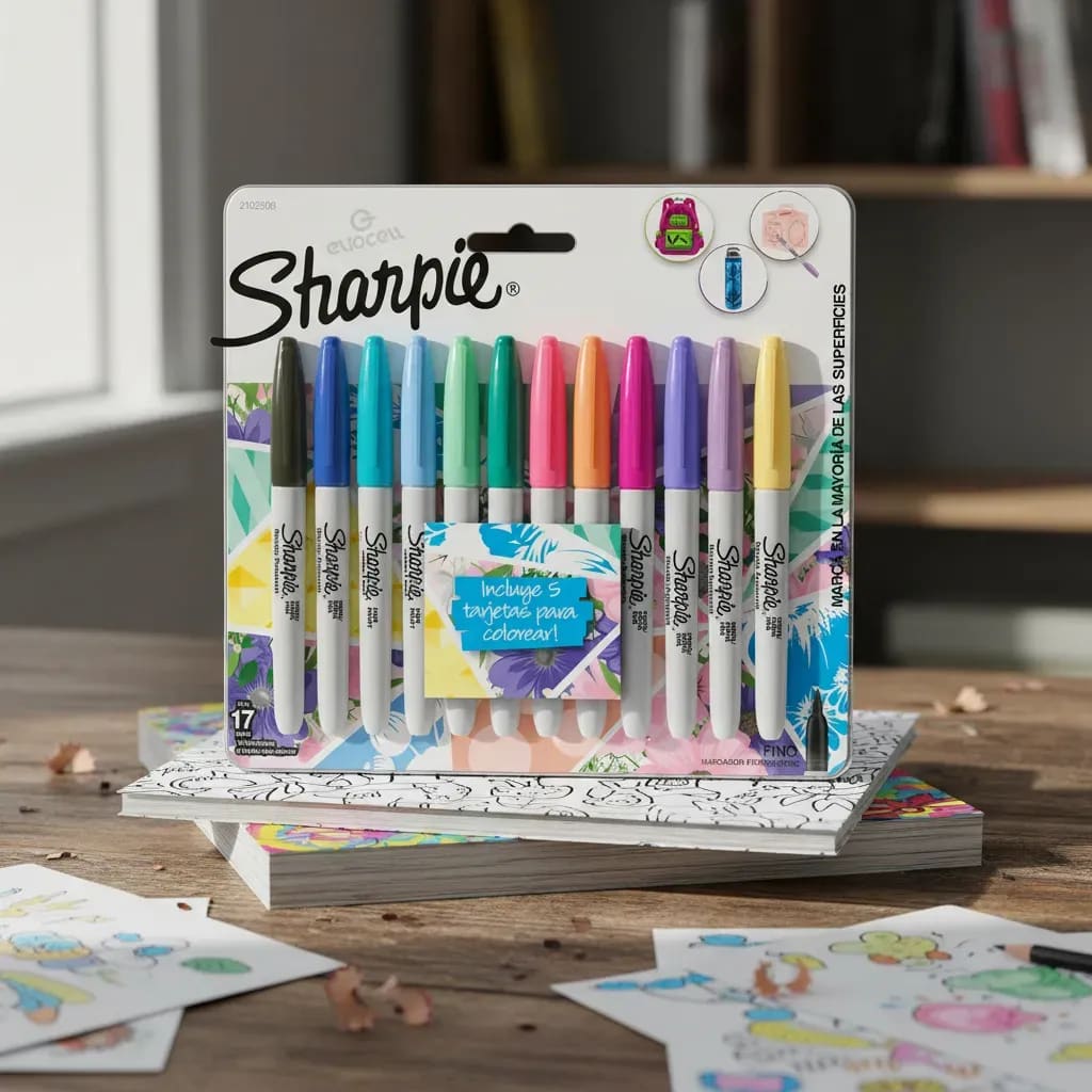 Imagen 3 de SHARPIE MARCADOR TROPICAL BLISTER X12