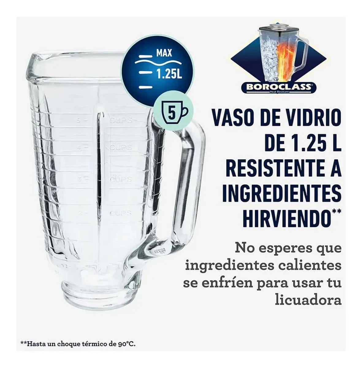 Imagen 8 de LICUADORA CON JARRA DE VIDRIO Y 3 VELOCIDADES