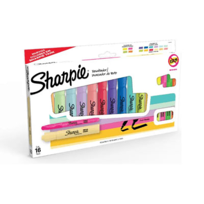 Imagen 1 de SHARPIE ACCENT TANK Y POCKET RESALTADOR SURTIDO FLUO ESTUCHE X16