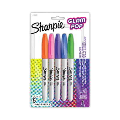 Imagen 1 de SHARPIE PERM GLAM POP BLISTER X 5 UNIDADES