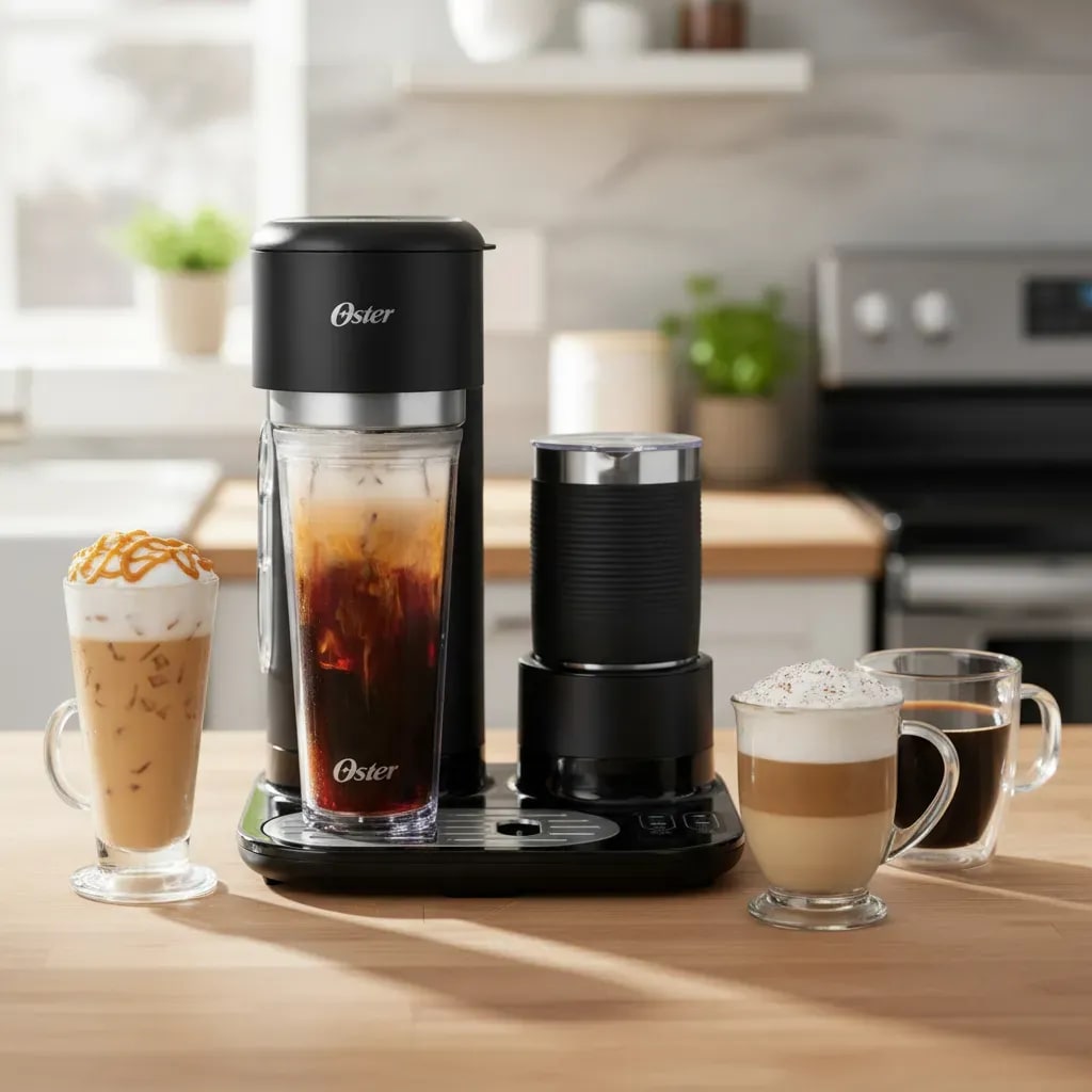 Imagen 2 de CAFETERA LATTE SPECIALTY COFFE 4 EN 1 + 2 TAZAS