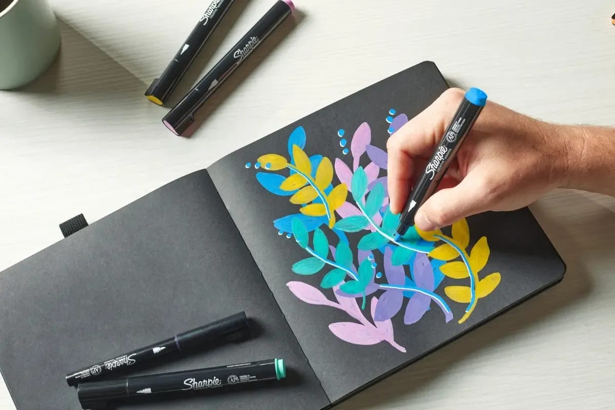 Imagen 2 de SHARPIE ACRILICO MARCADORES CREATIVOS BLISTERX12 UNID