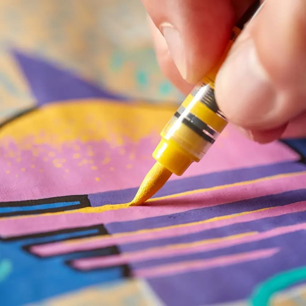 Imagen 4 de SHARPIE MARCADORES CREATIVOS ACRILICOS PUNTA PINCEL -BLISTER X5